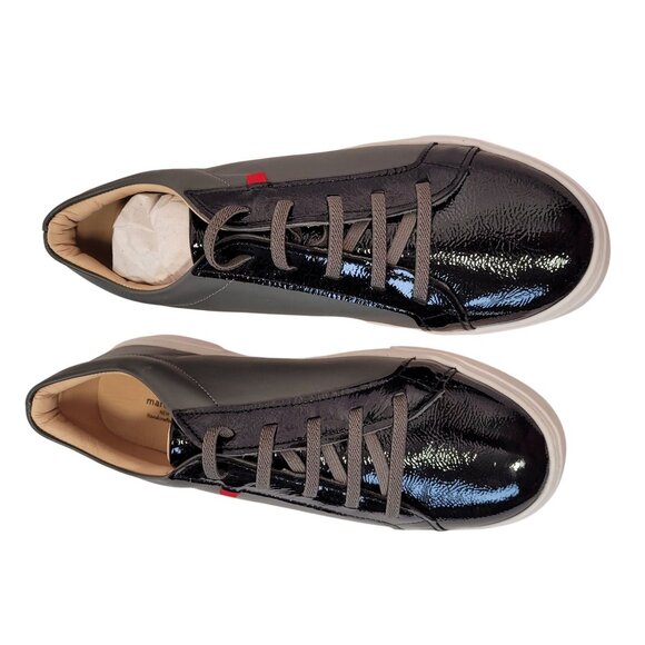 Marc Joseph New York Unisex Kids Casual Metropolitan Sneaker Gray Nappa 6.5 - Picture 2 of 15